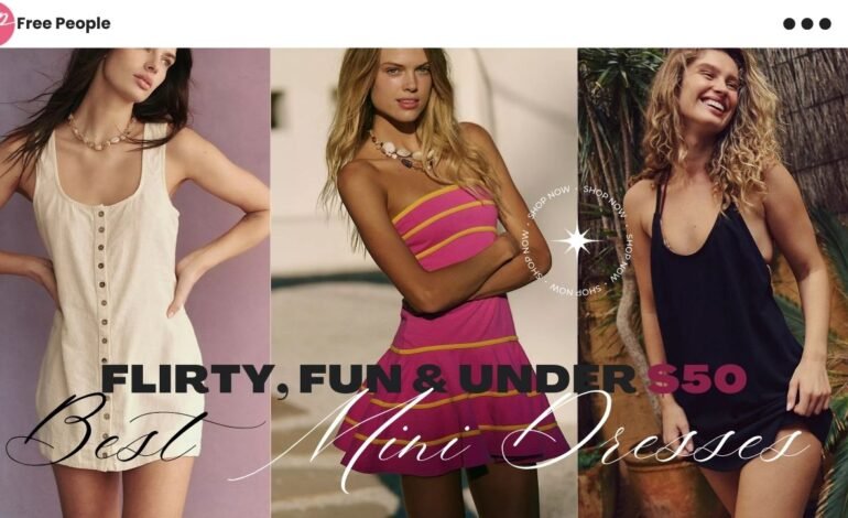 The Under $50 Mini Dress Edit: 6 Free People Styles on Sale Now