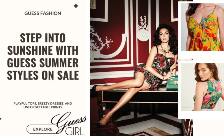 How GUESS Dresses Bring Color and Joy to Every Summer Day