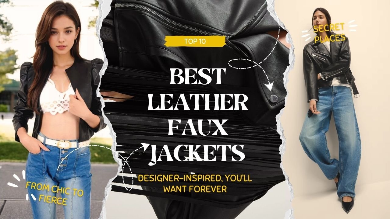 The Best Women’s Faux Leather Jackets That Bring Luxury & Edge – Top 10