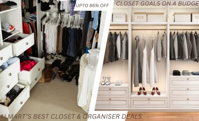 Tidy Spaces, Happy Faces: Up to 86% Off Storage & Laundry Finds at Walmart