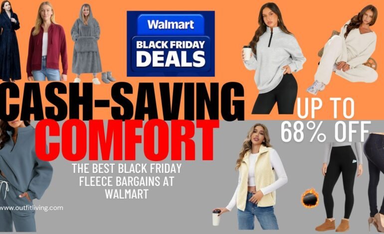 Snuggle Season: Walmart’s Top 10 Fleece Hot-Stars in Black Friday Deals